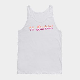 Lesbian Flag Hi Barbie! Tank Top